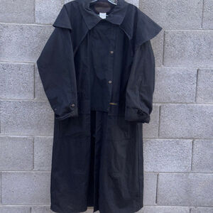 BushRanger by Outback Trading Company Black Trench Coat